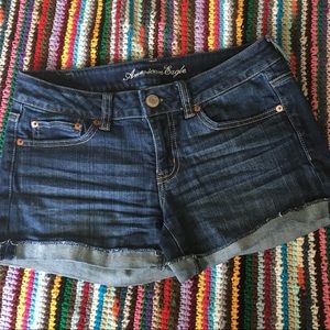 American eagle denim jean shorts